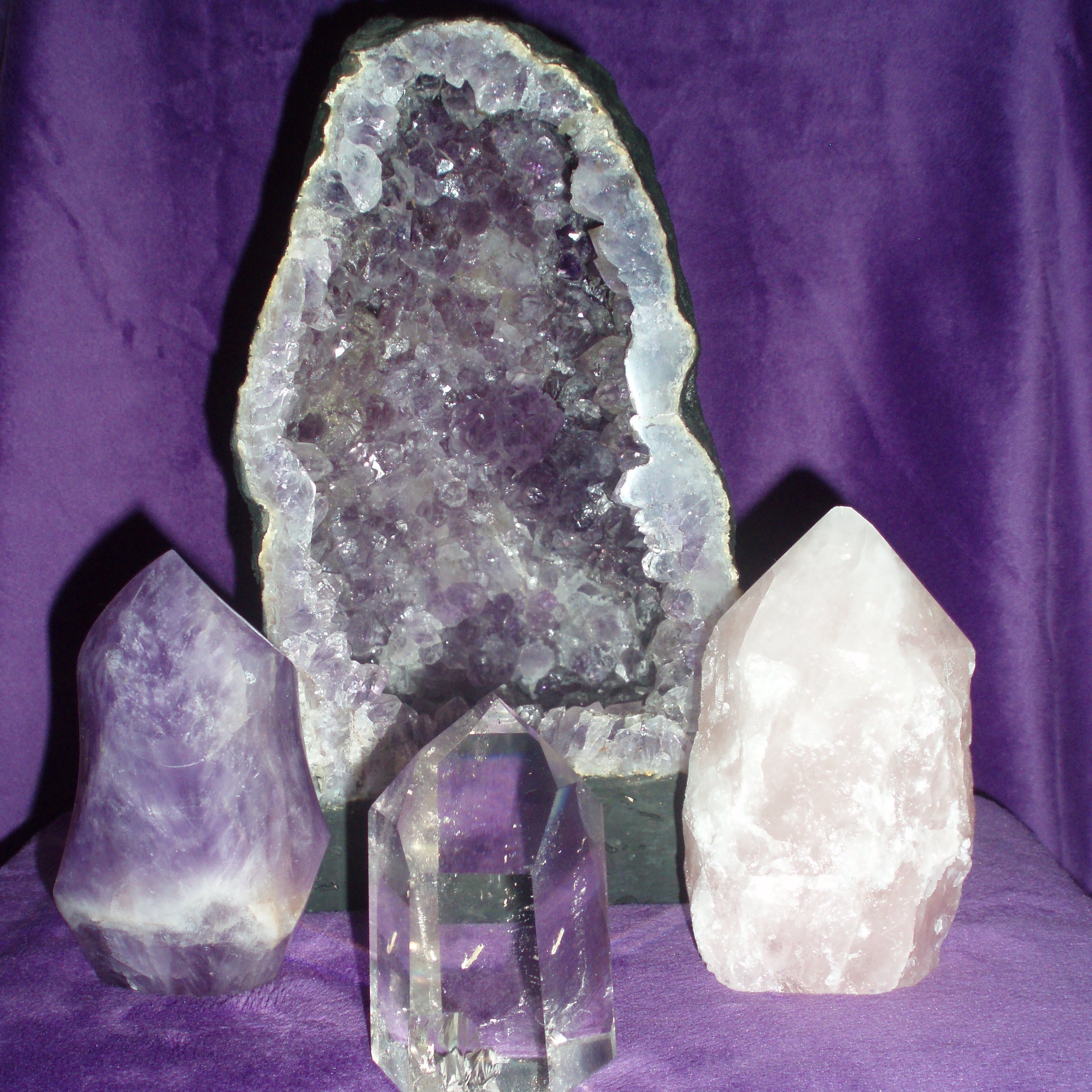 Amethyst Quartz Rose Quartz